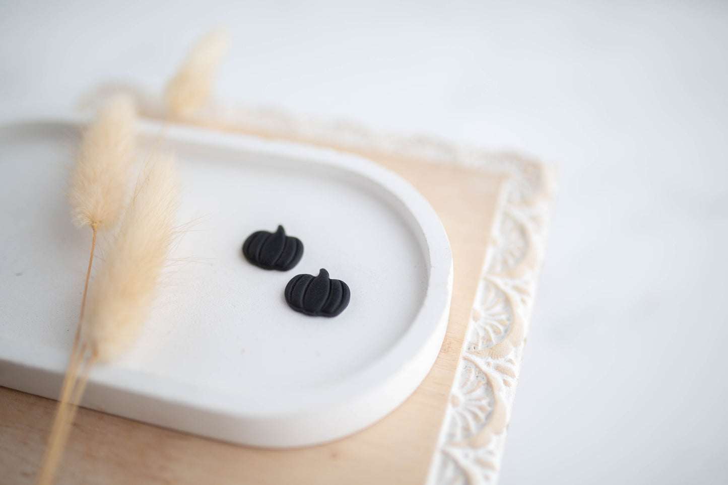 Clay Earrings | Pumpkin Studs | Pumpkin Patch Collection