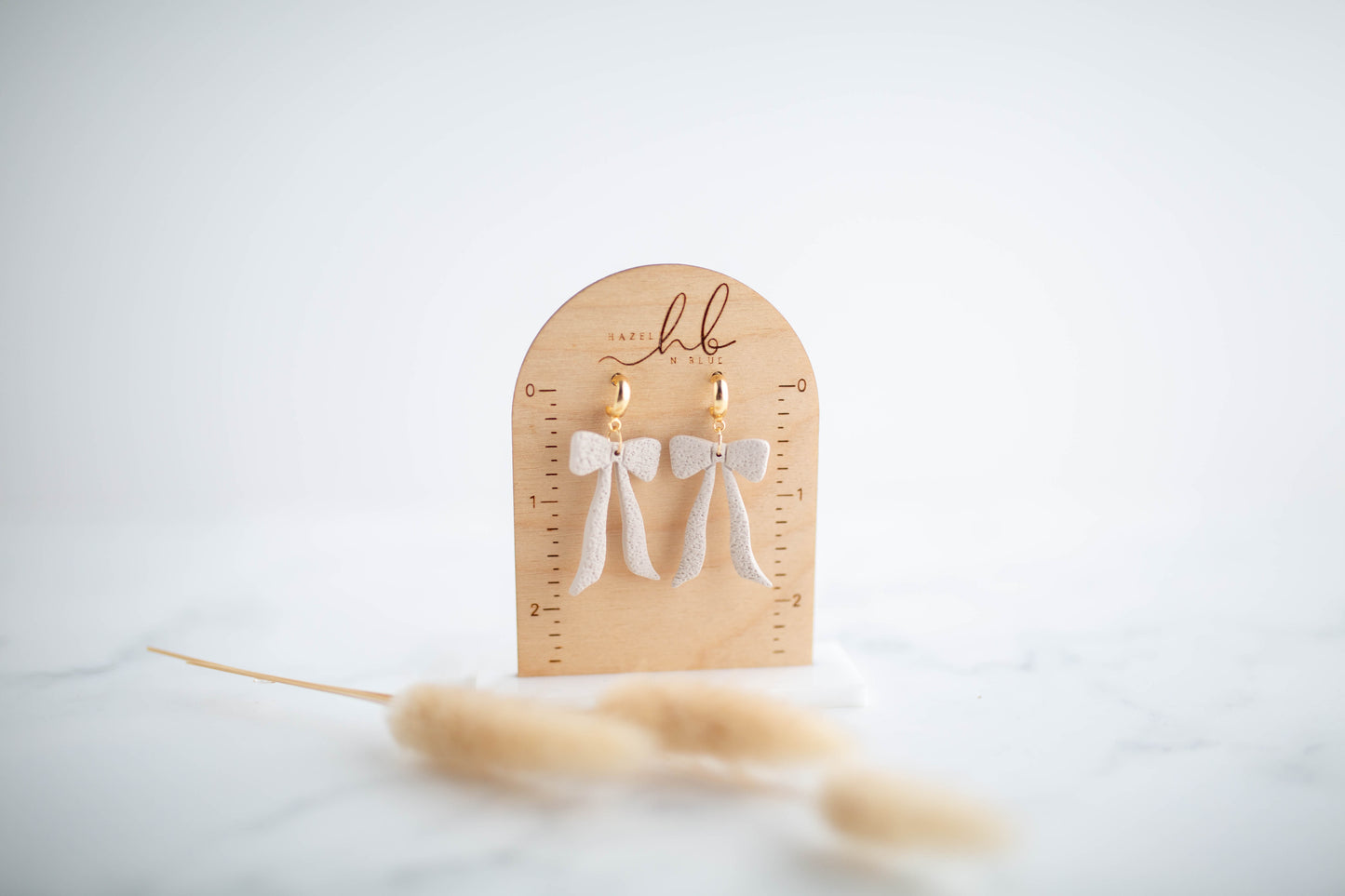 Clay Earrings | Bows | Pumpkin Patch Collection