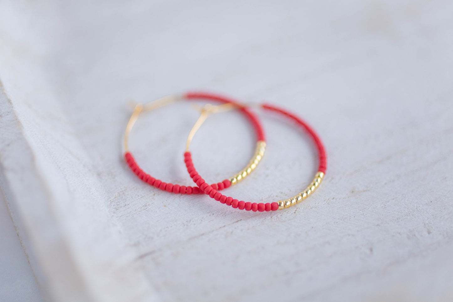 Beaded Earrings | Lover Hoops | Lover Era Collection