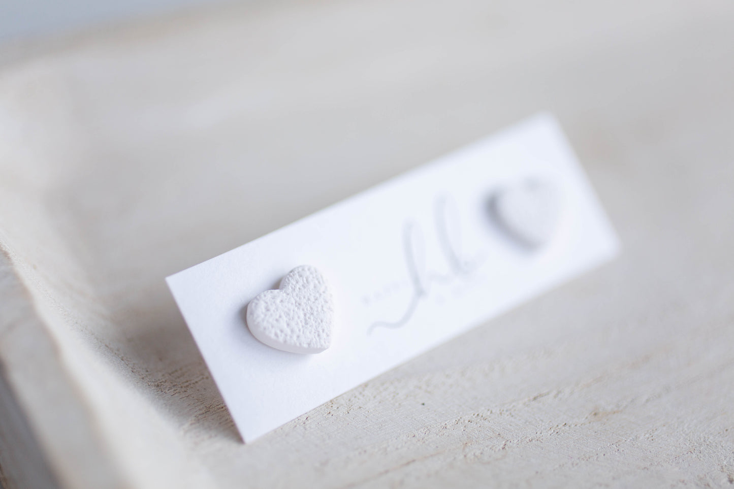 Clay Earrings | Heart Studs | Lover Era Collection