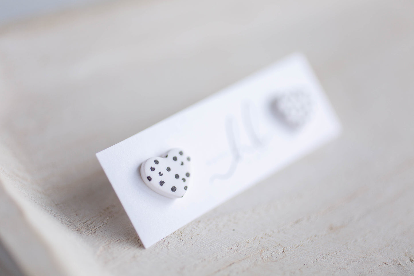 Clay Earrings | Heart Studs | Lover Era Collection