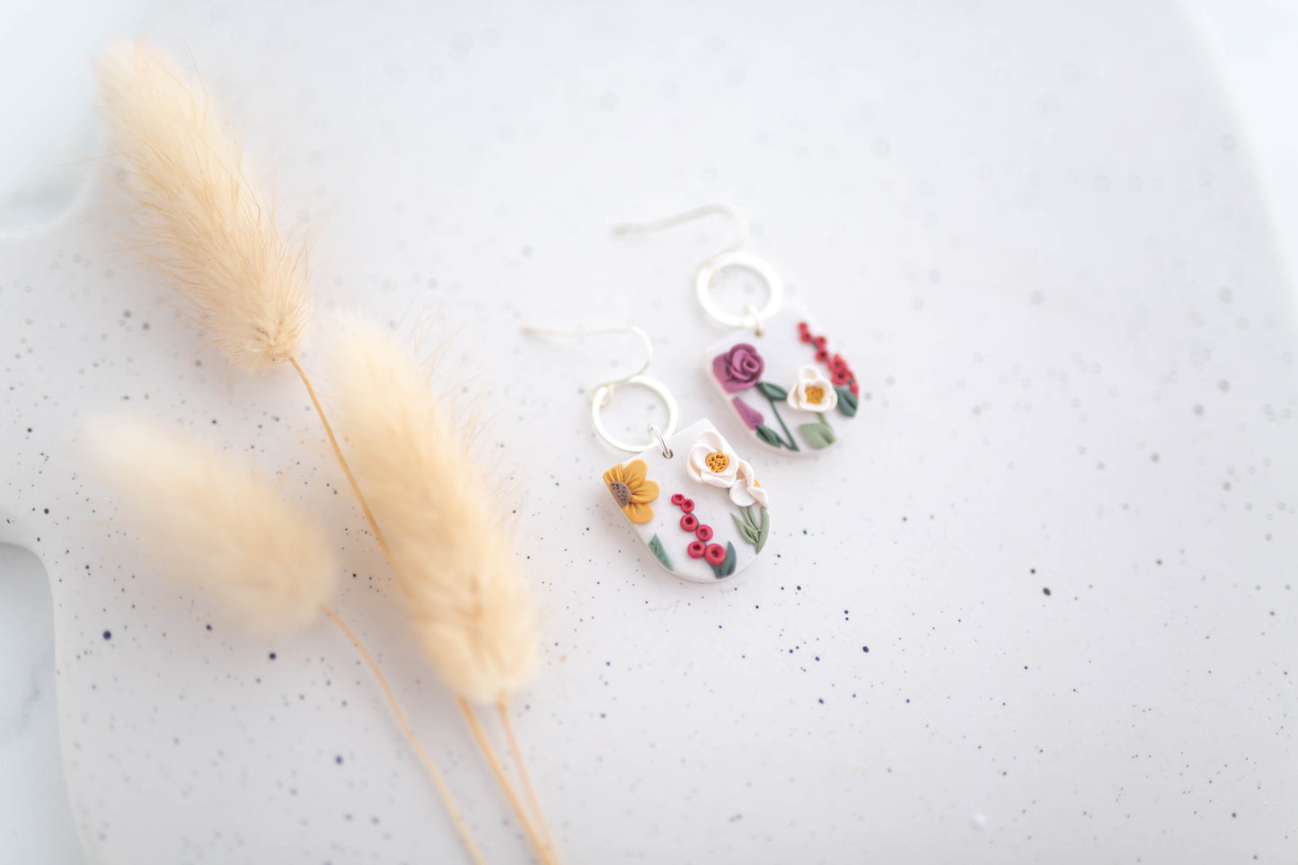 Clay Earring | Bridal Bouquet | Custom Ordee