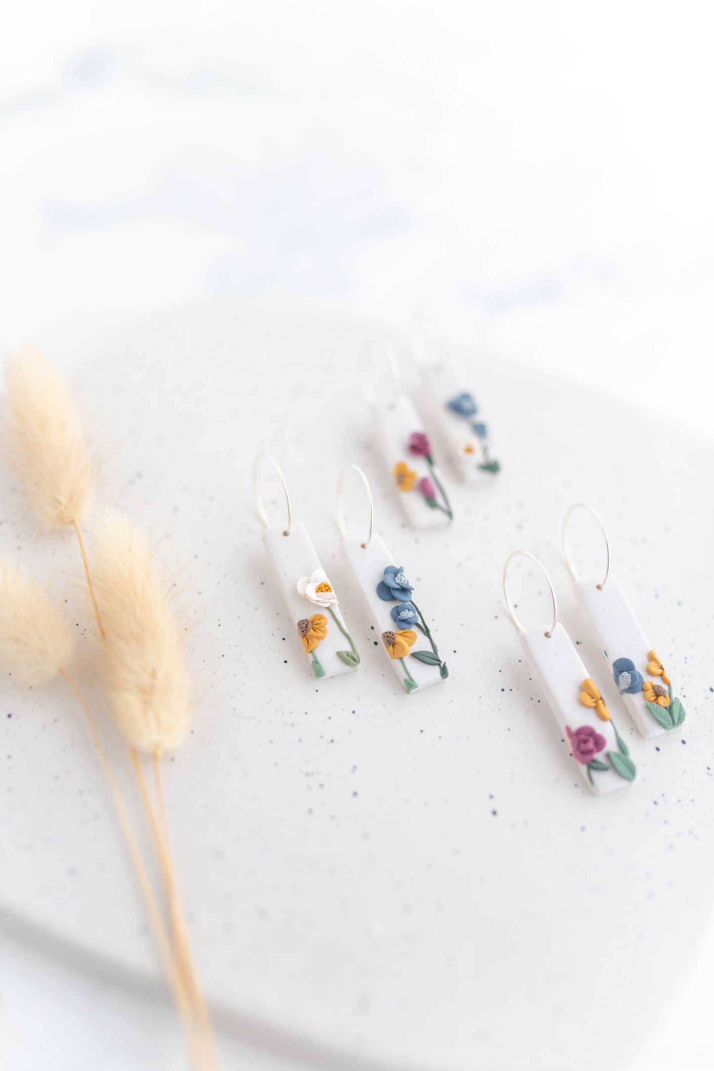 Clay Earring | Bridal Bouquet | Custom Ordee