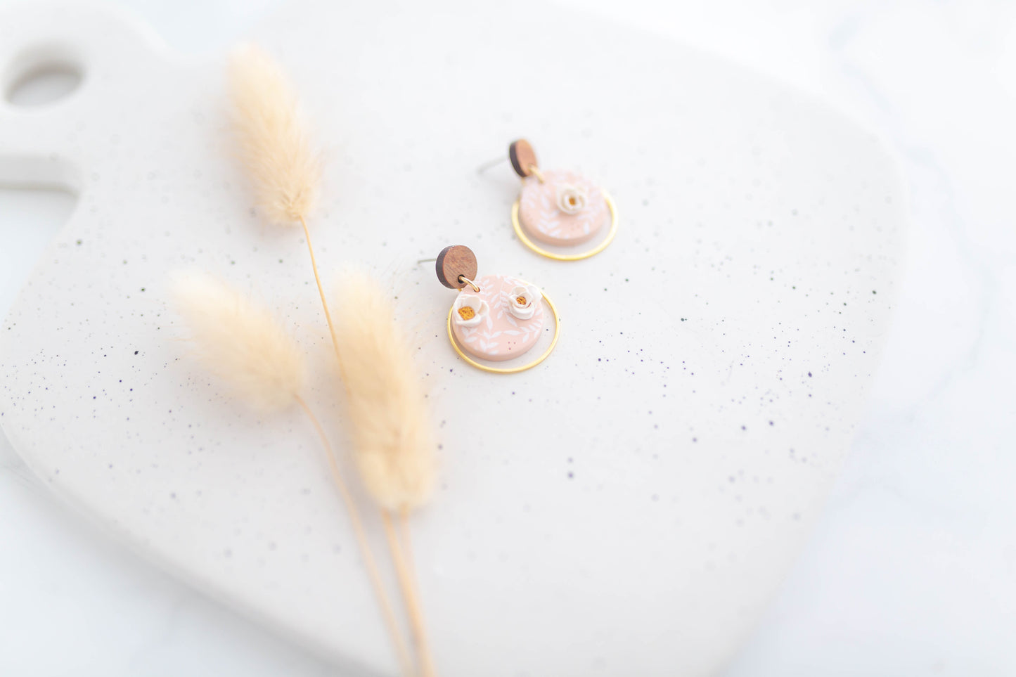 Clay Earring | Floral Dainty Drops| Mother's Day Collection