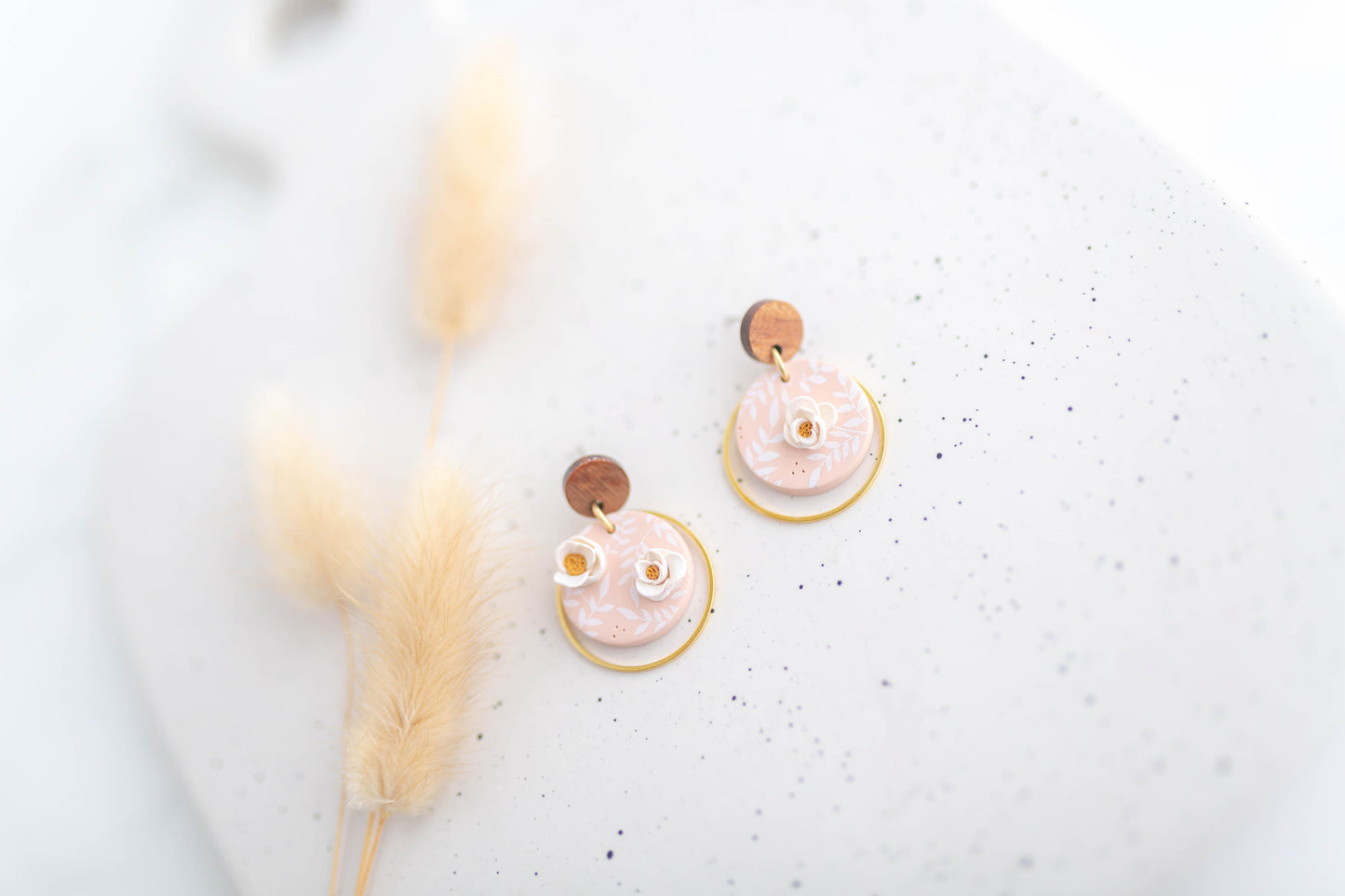 Clay Earring | Floral Dainty Drops| Mother's Day Collection