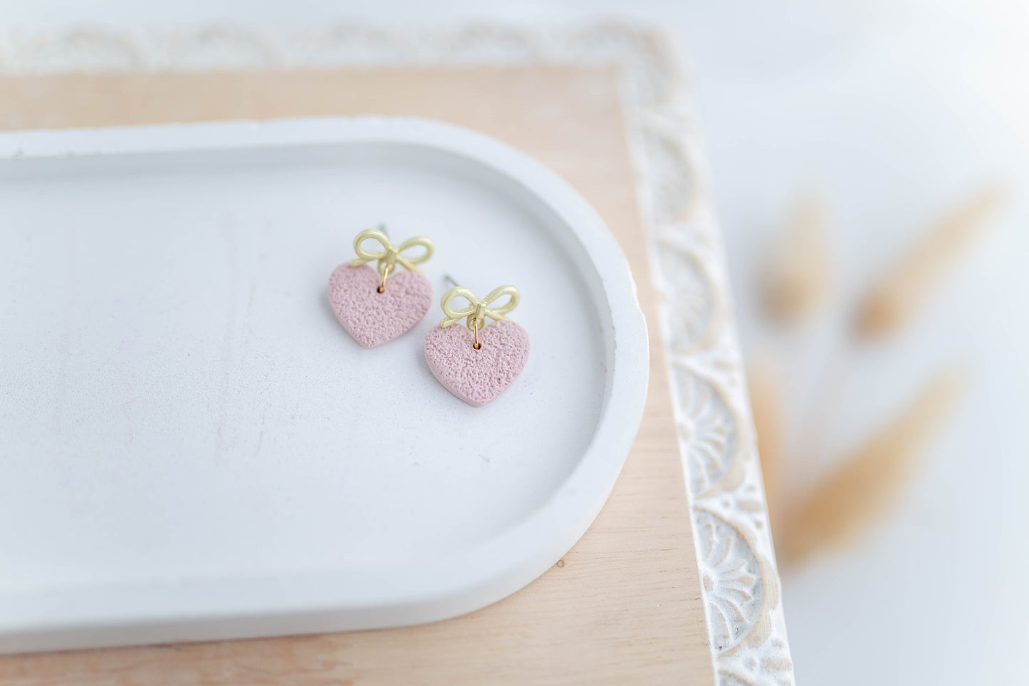 Clay Earrings | Mini Sweetheart Dangles | Sweetheart Collection