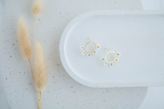 Beaded Earrings | Simply Daisy Studs | Simply Spring Collection