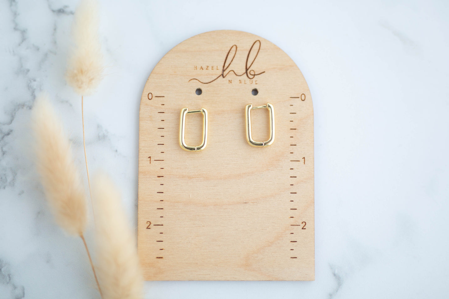 Simple Earrings | Simply Square Huggies | Simply Spring Collection