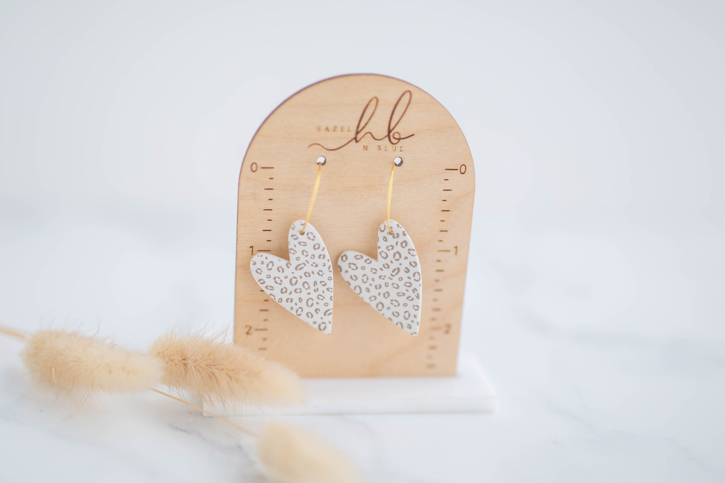 Clay Earrings | Heart Hoops | Wild Love Collection