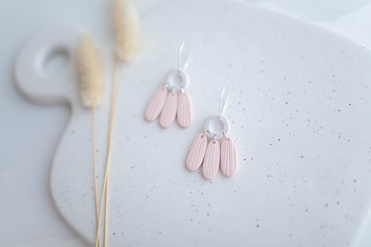 Clay earring | Daisy Hoops | Garden Collection