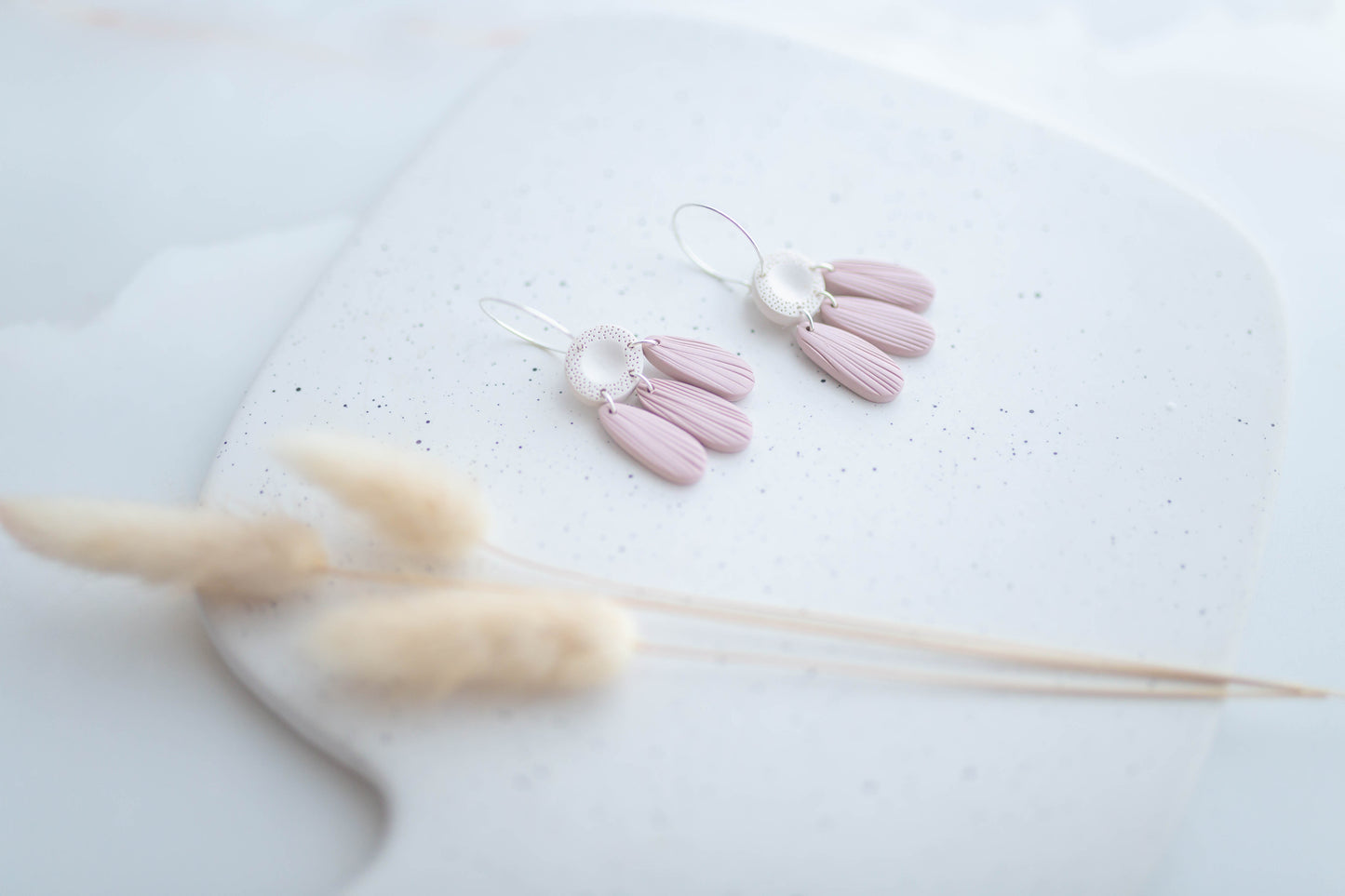 Clay earring | Daisy Hoops | Garden Collection