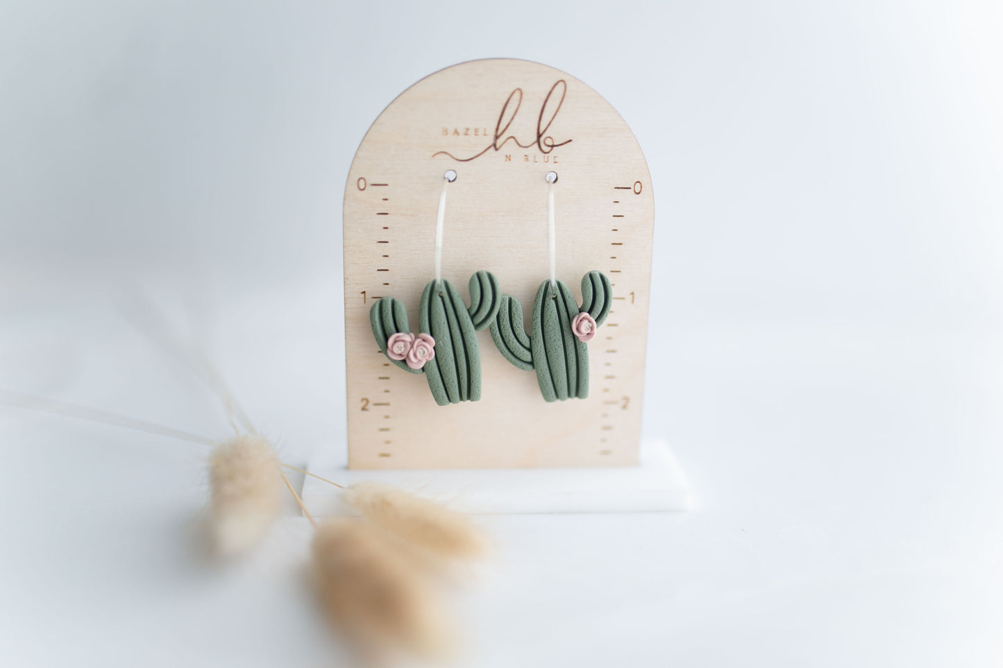 Clay earring | desert rose cactus | Southwest Collection