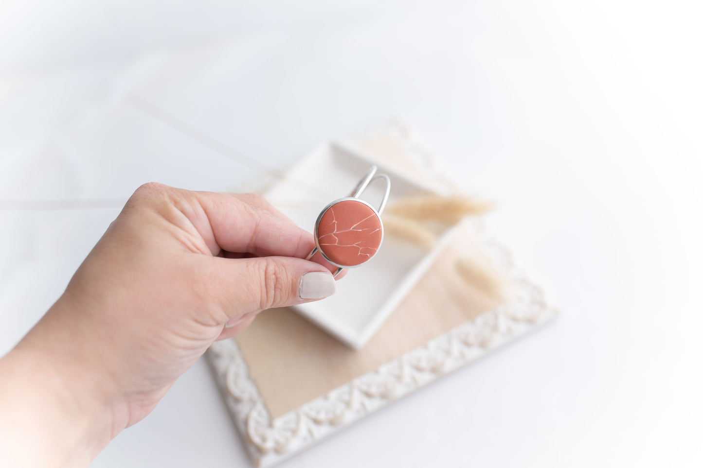 Clay bracelet | tera-cotta marble | Southwest Collection