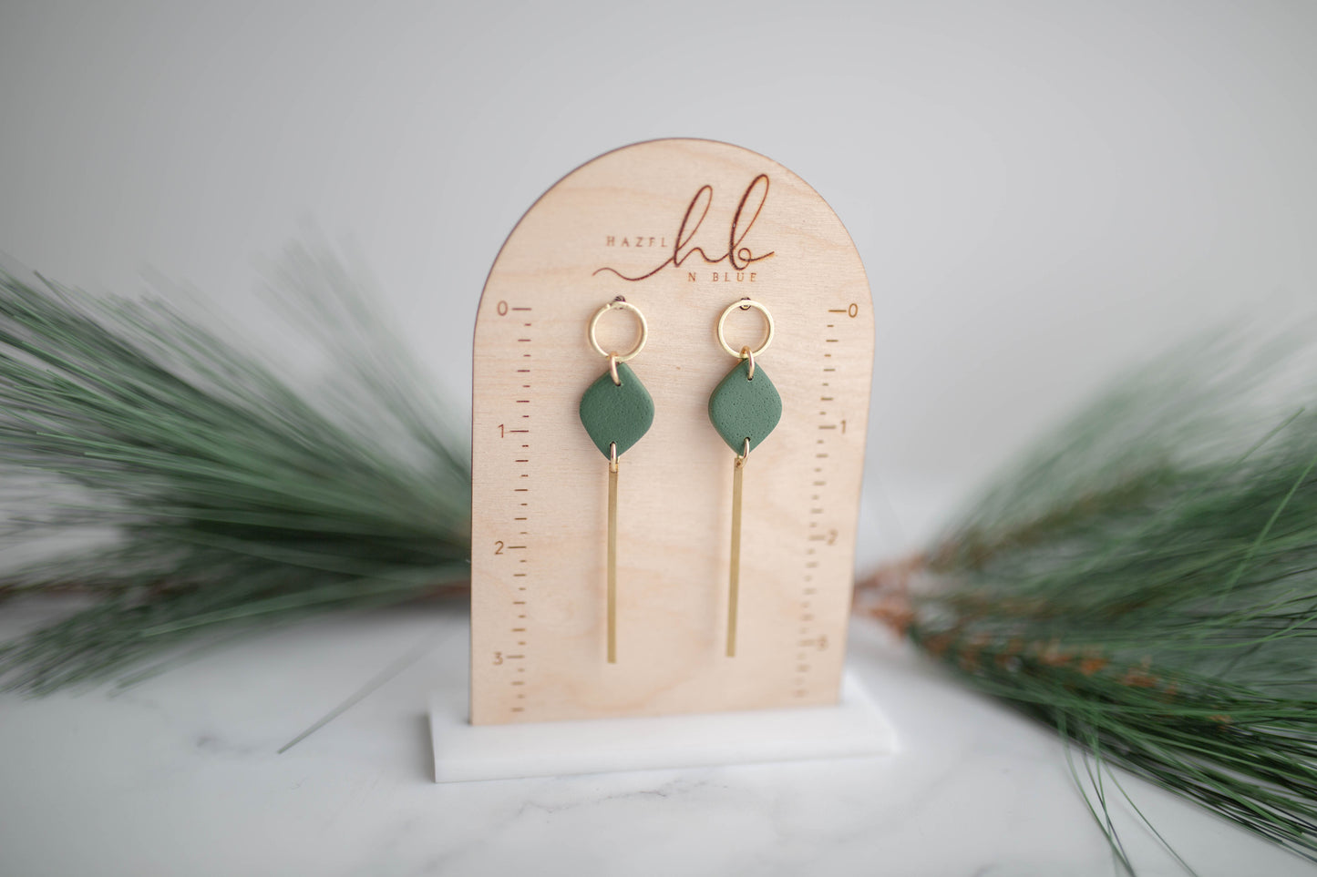 Clay Earring | Simple Christmas Dangles | Christmas Collection