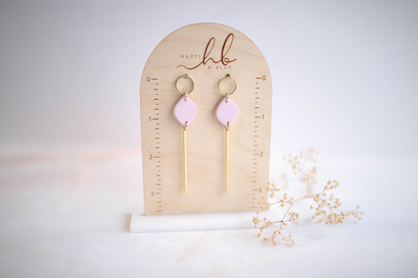 Clay earring | Simple Dangles | Valentines Collection