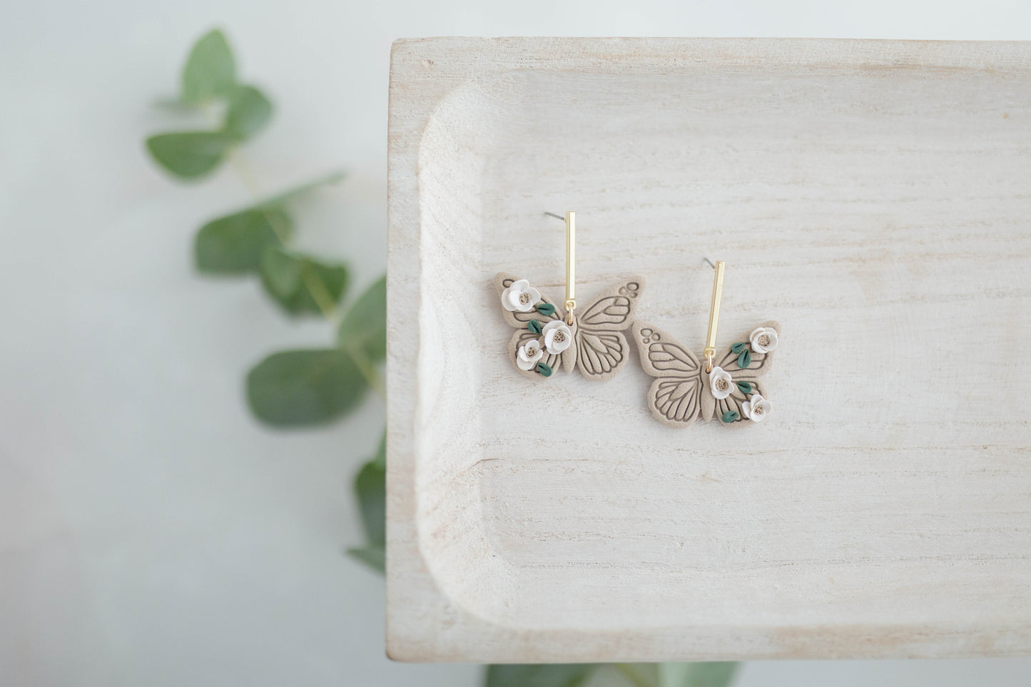 Clay earring | Magnolia - Limited Run | Garden Collection