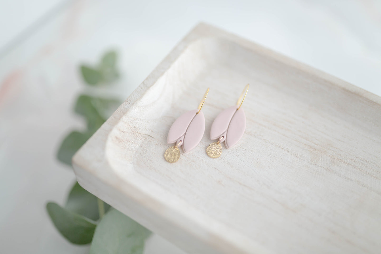 Clay earring | Tulip Hoops | Garden Collection