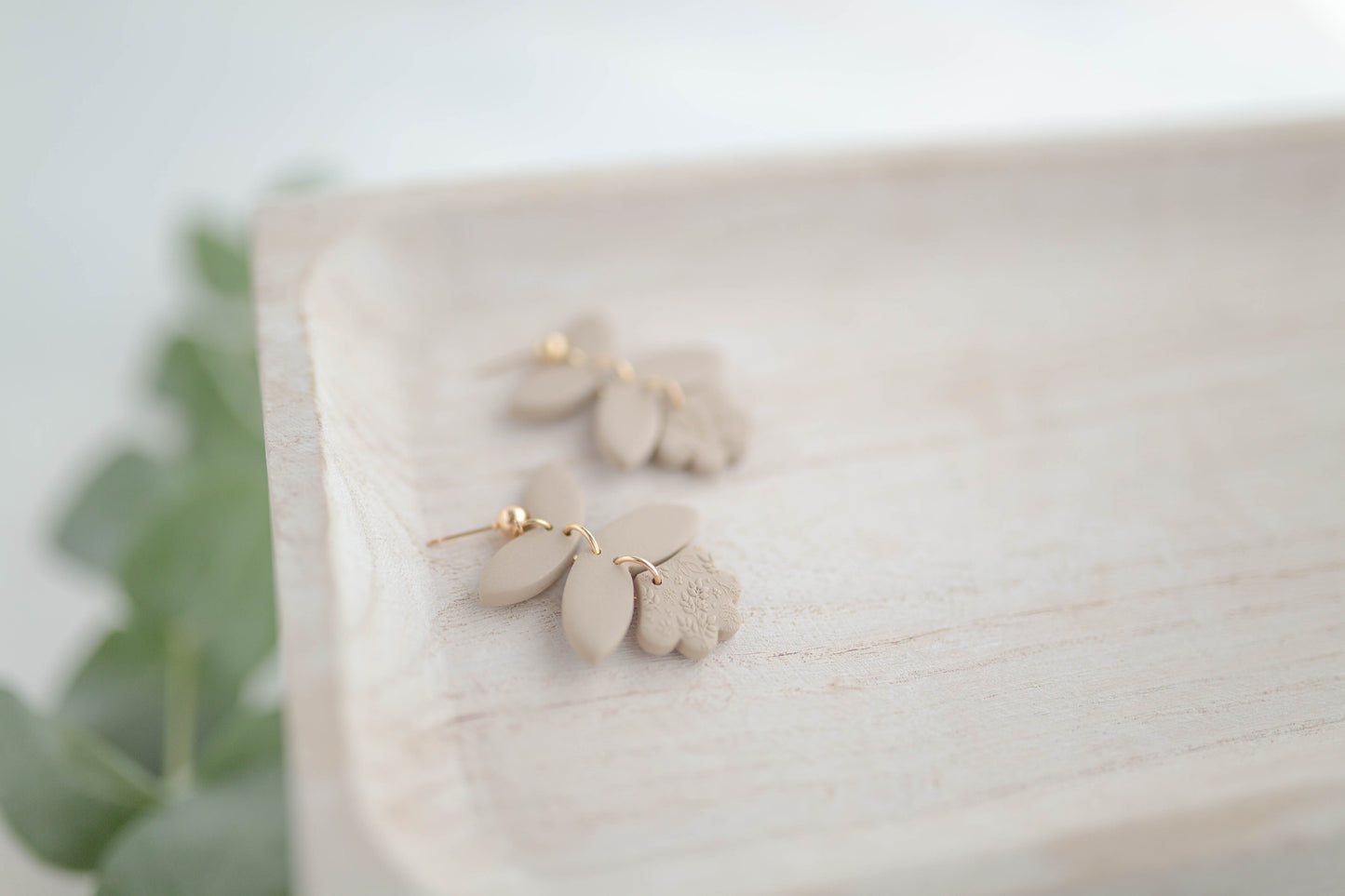 Clay earring | Floral Dangles | Garden Collection