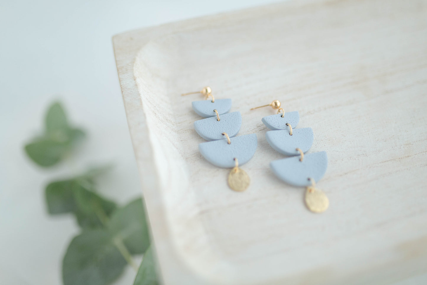 Clay earring | Tiered Dangles | Garden Collection