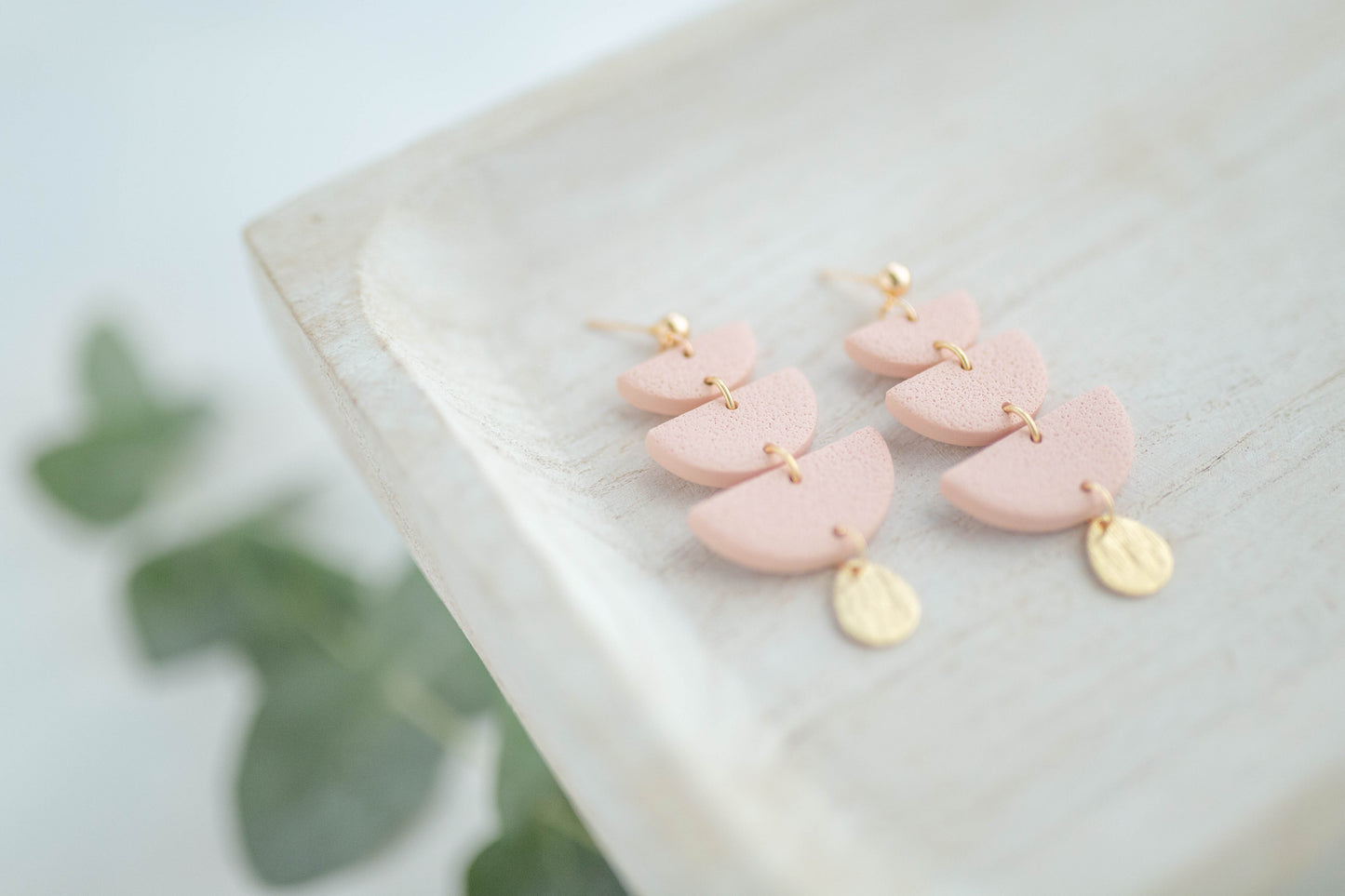 Clay earring | Tiered Dangles | Garden Collection