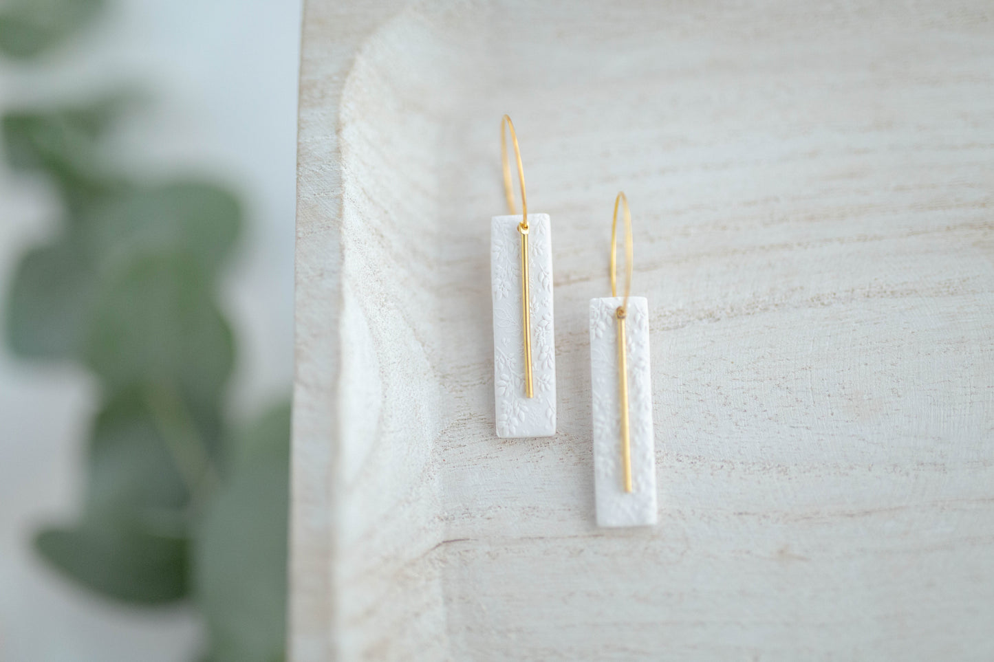 Clay earring | Flower Garden Hoops | Garden Collection
