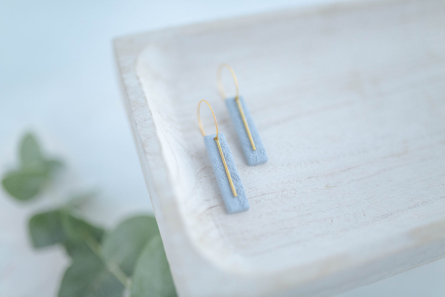 Clay earring | Flower Garden Hoops | Garden Collection