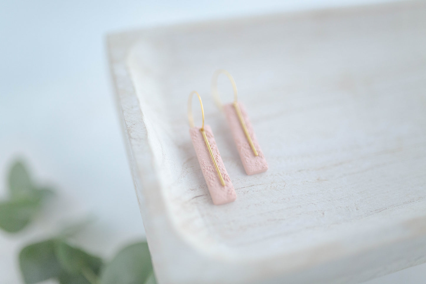 Clay earring | Flower Garden Hoops | Garden Collection