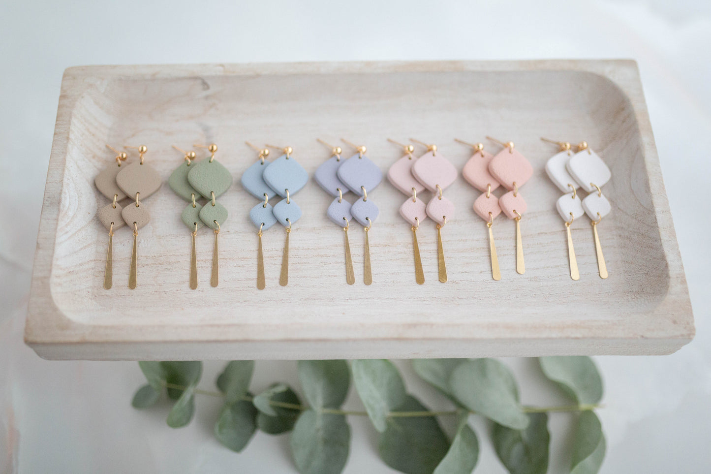 Clay earring | Drop Dangles | Garden Collection