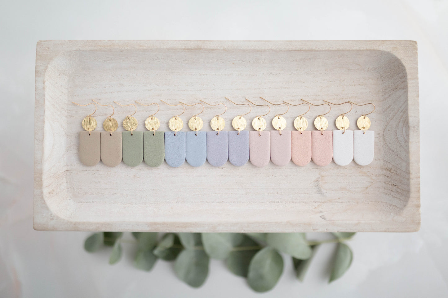 Clay earring | Simple Dangles | Garden Collection