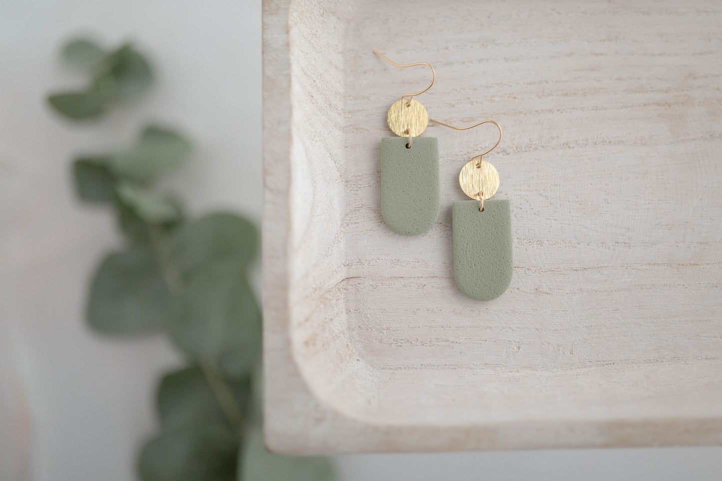 Clay earring | Simple Dangles | Garden Collection