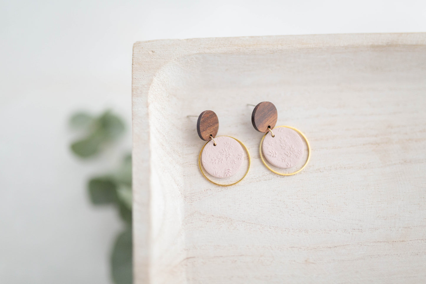 Clay earring | Flower Garden Drops | Garden Collection