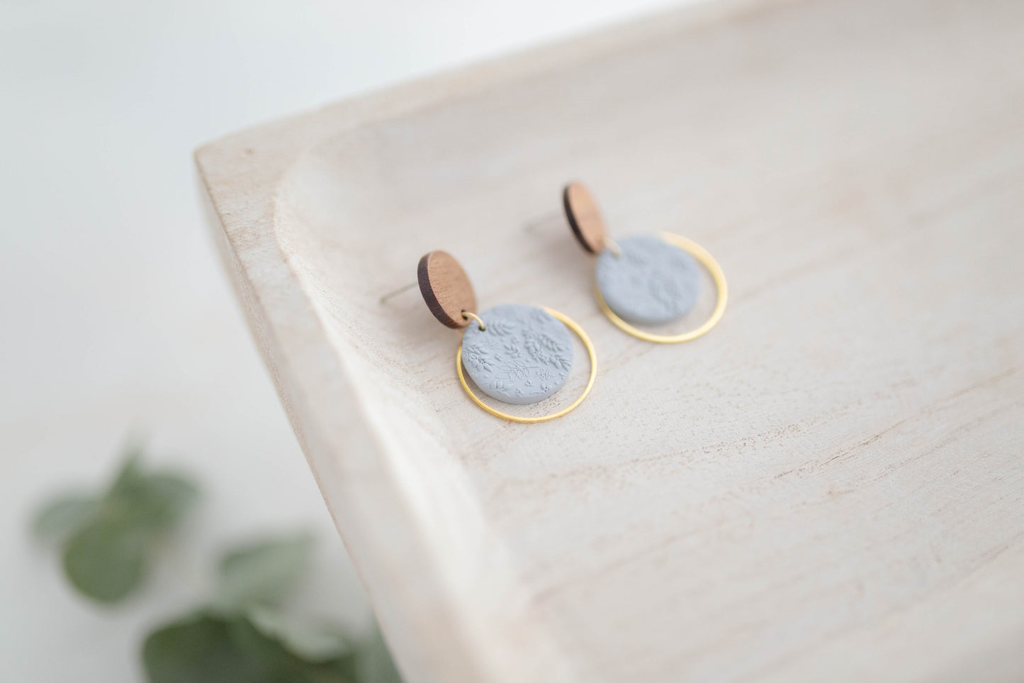 Clay earring | Flower Garden Drops | Garden Collection