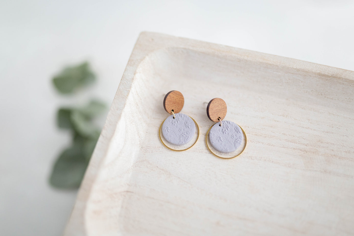 Clay earring | Flower Garden Drops | Garden Collection