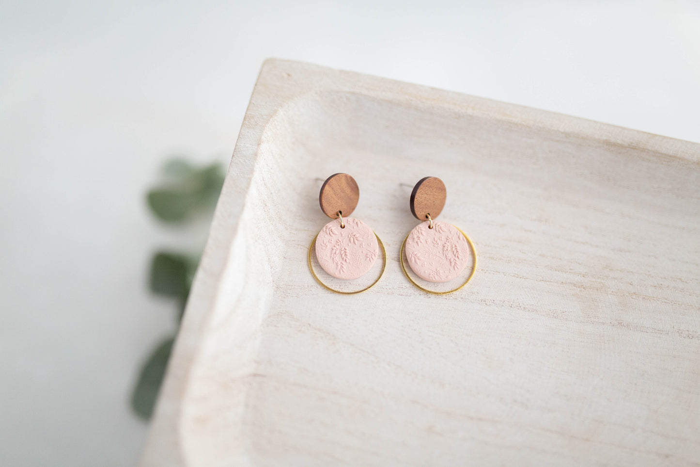 Clay earring | Flower Garden Drops | Garden Collection