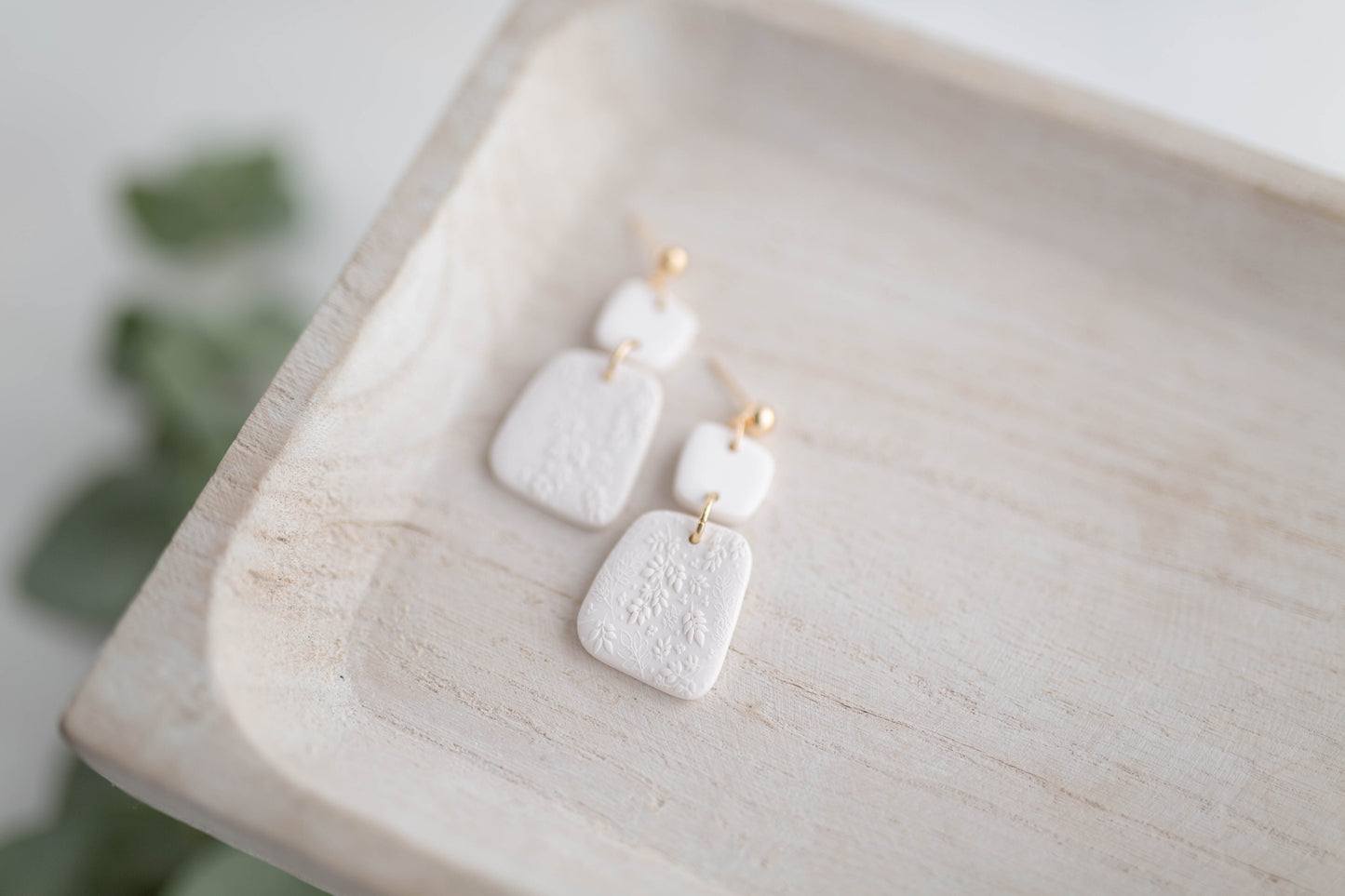 Clay earring | Flower Garden Dangles | Garden Collection