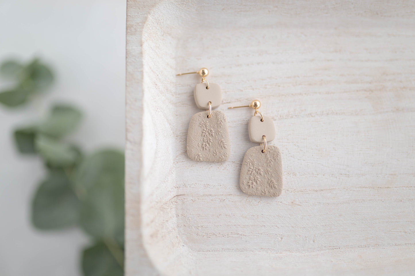 Clay earring | Flower Garden Dangles | Garden Collection