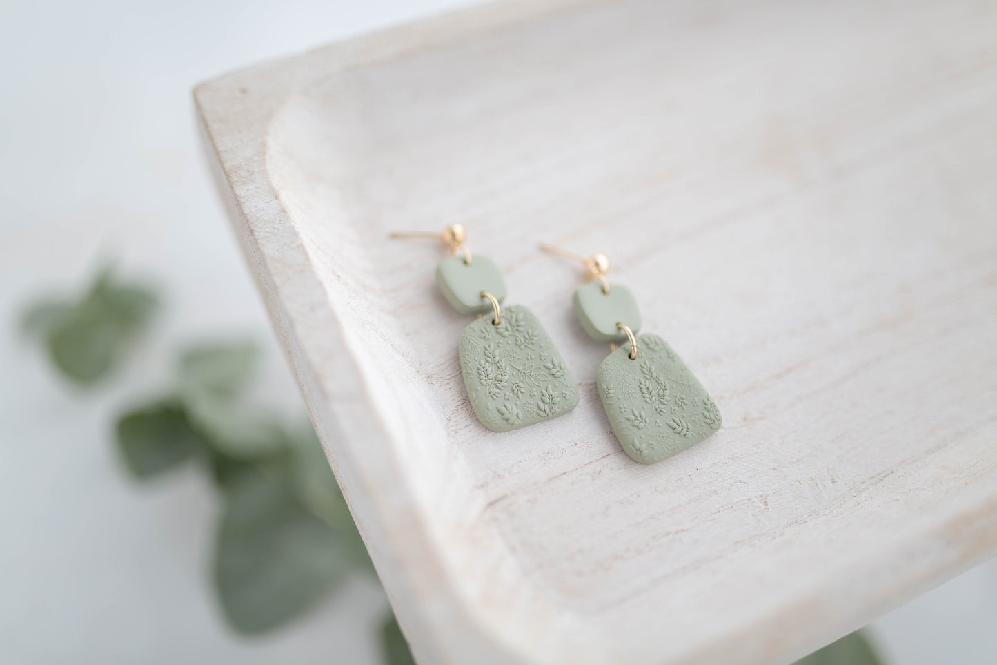 Clay earring | Flower Garden Dangles | Garden Collection
