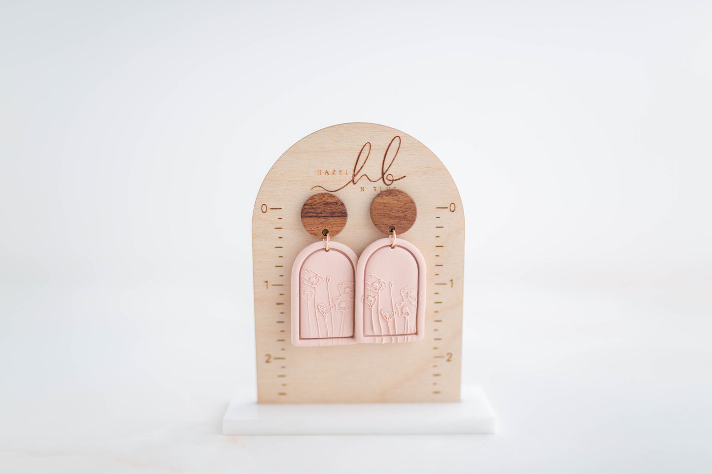 Clay earring | Poppy Garden Dangles | Garden Collection