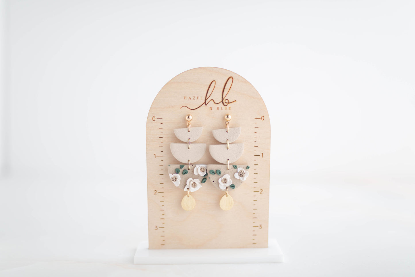 Clay earring | Magnolia - Limited Run | Garden Collection