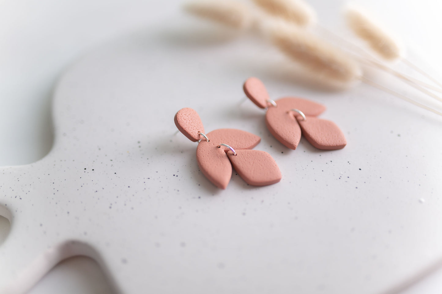 Clay earring | Leaf Dangles | Fall Collection