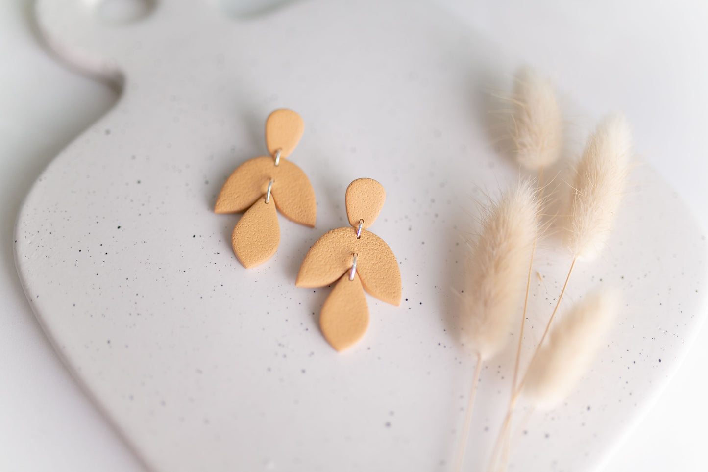 Clay earring | Leaf Dangles | Fall Collection