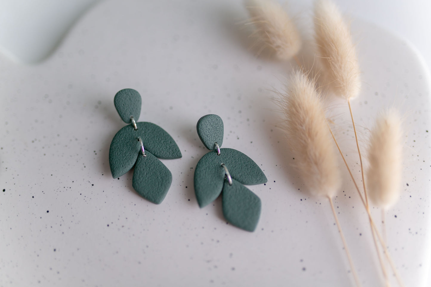 Clay earring | Leaf Dangles | Fall Collection
