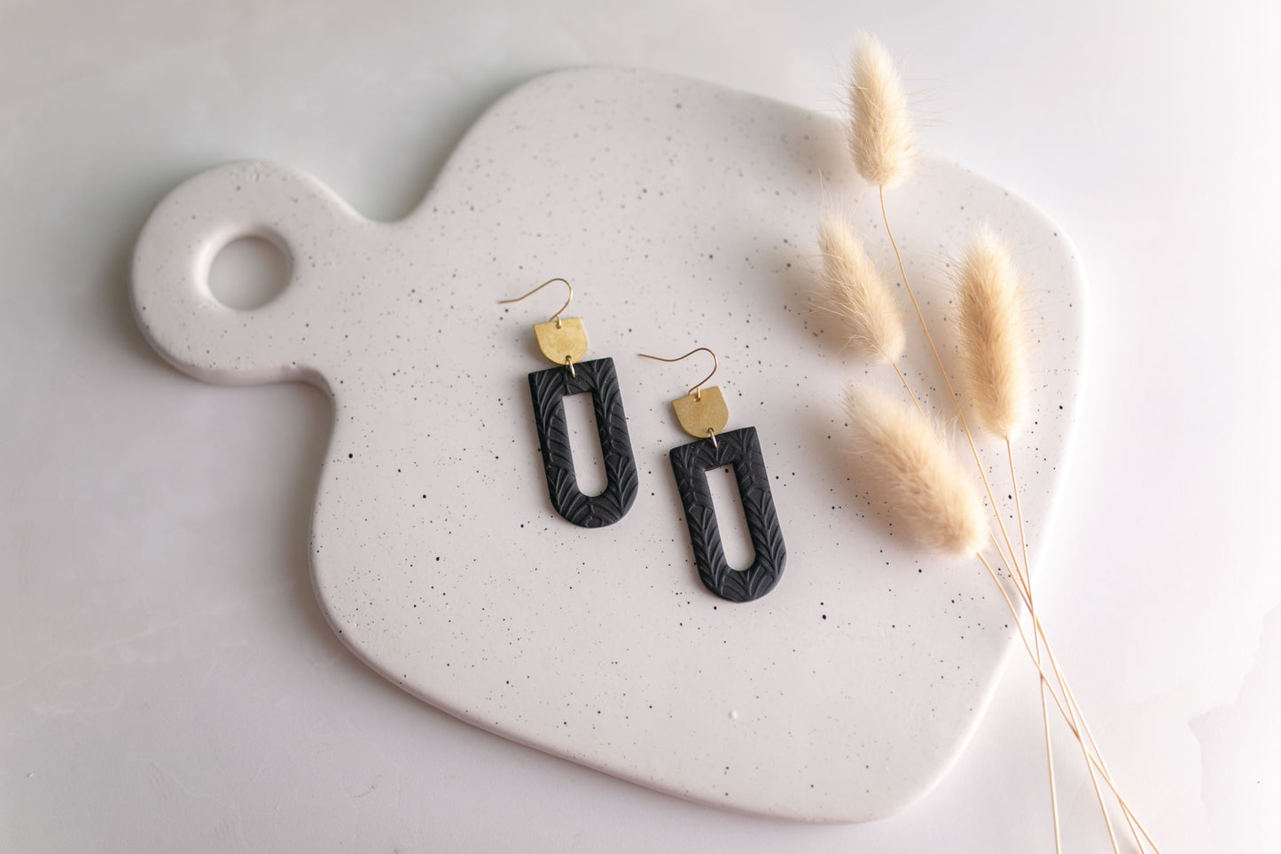 Clay earring | Window Dangles | Fall Collection