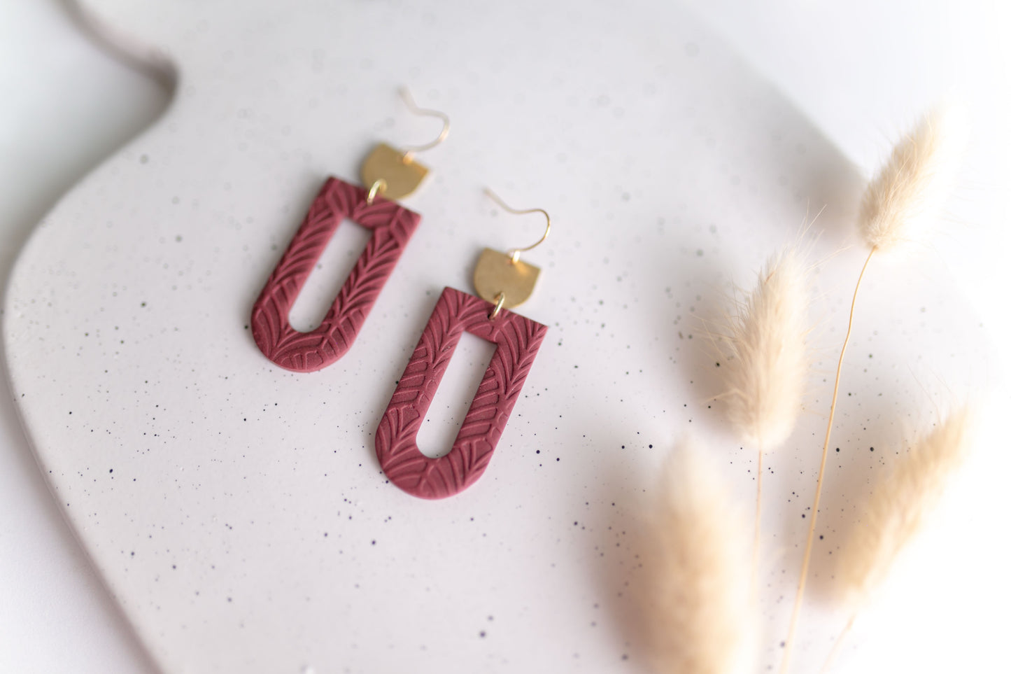Clay earring | Window Dangles | Fall Collection