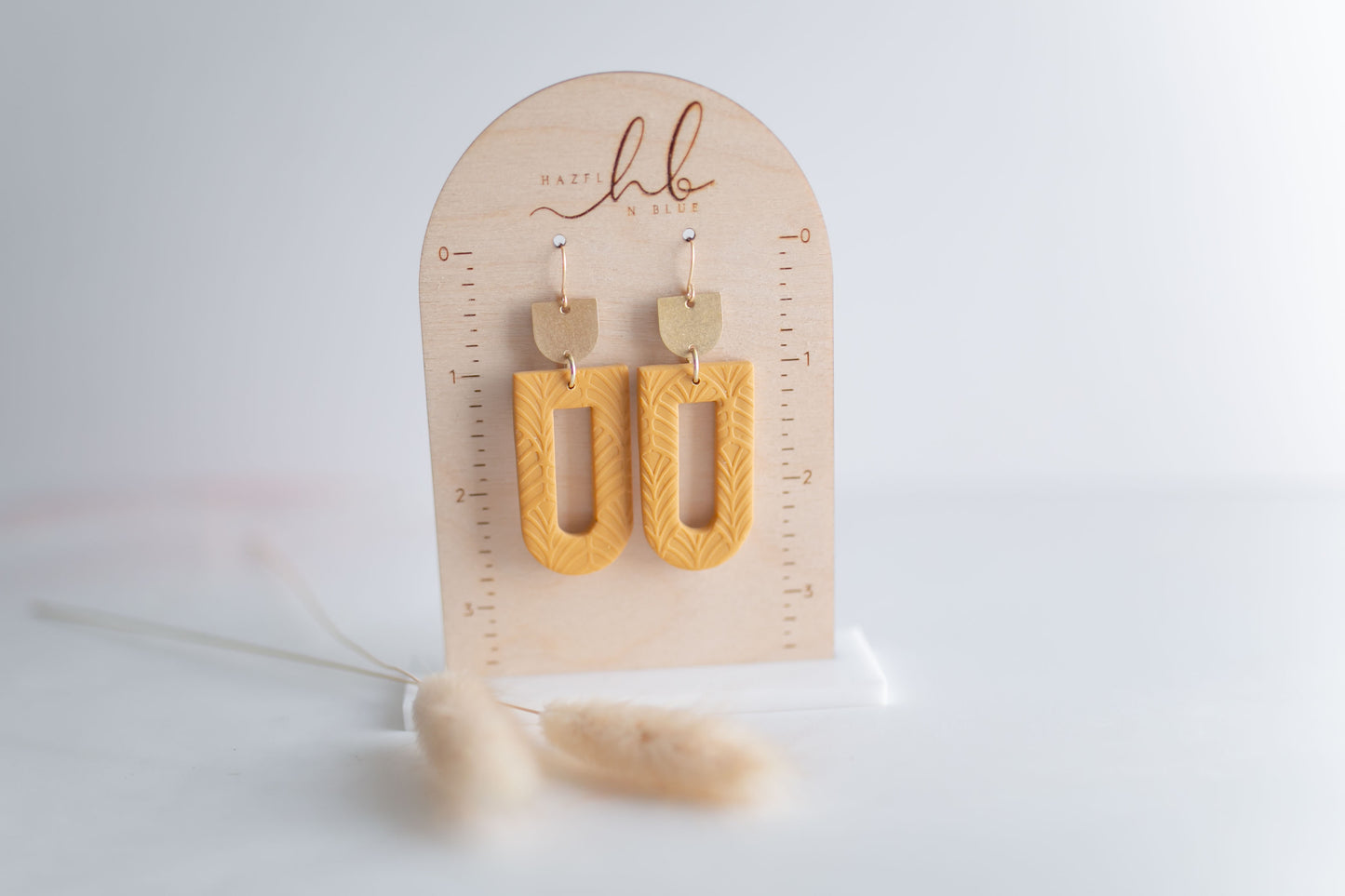 Clay earring | Window Dangles | Fall Collection