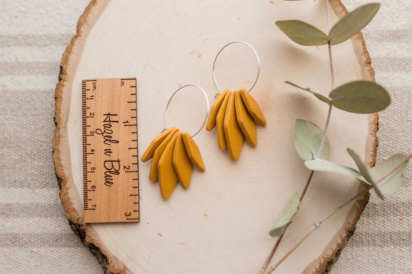 Clay earrings | hoop stacks