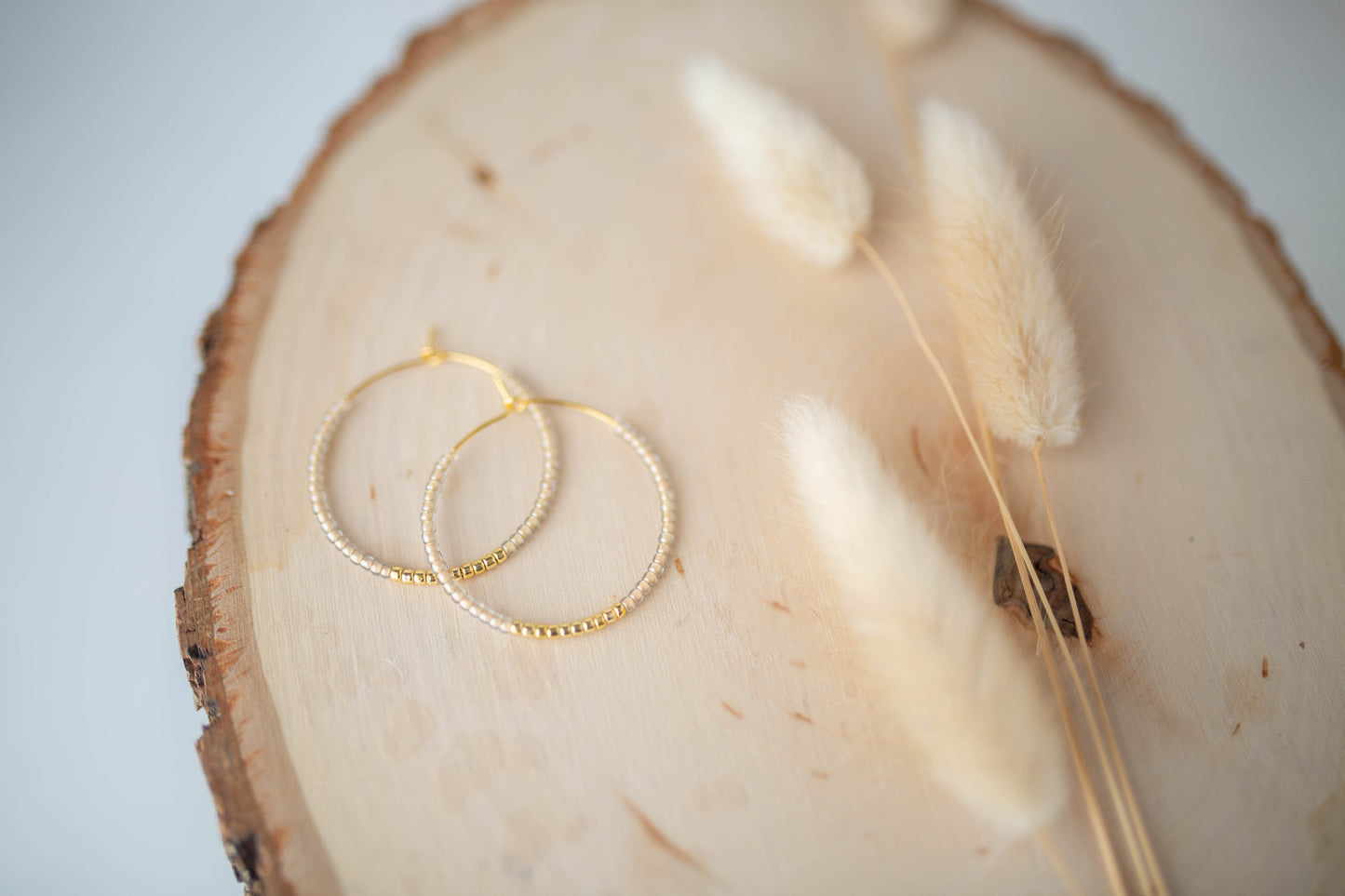 Beaded Earrings | Share the Love Hoops