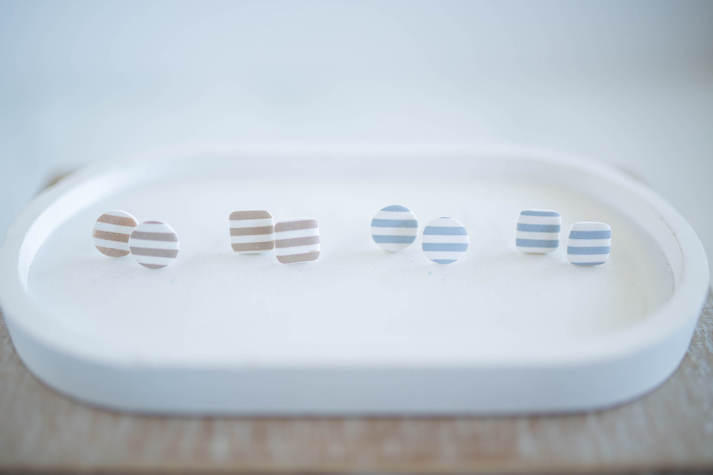 Clay Earrings | Coastal Shores Studs | Coastal Shores Collection