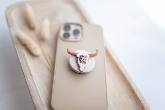 Clay PopSocket | Longhorn