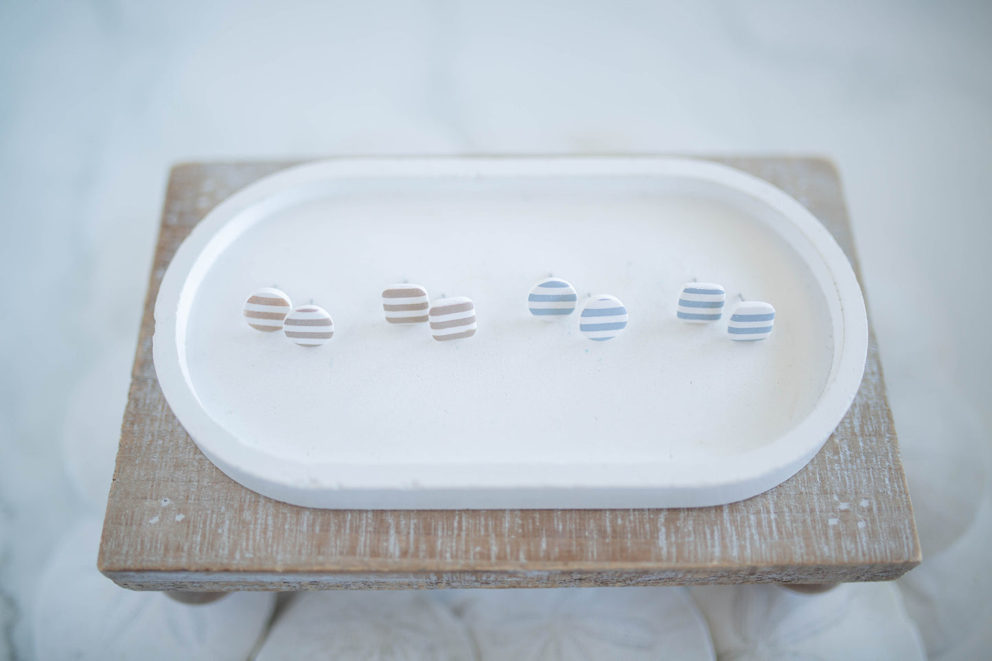 Clay Earrings | Coastal Shores Studs | Coastal Shores Collection